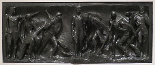 'War Panel for the Victory Arch' by Gertrude Vanderbilt Whitney, Wolfsonian-FIU Museum I