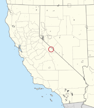 0185R Benton Paiute Reservation Locator Map
