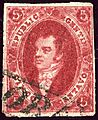 1864 5C carmine Rivadavia Mi11