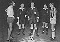 1970 Anglo-Italian Cup - Juventus v Sheffield Weds - Coin toss