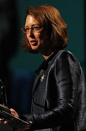 Abigail Johnson at the Boston Convention and Exhibition Center on April 24, 2012.jpg