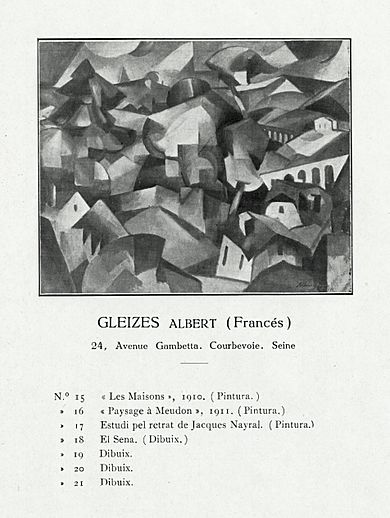 Albert Gleizes, Exposició d'Art Cubista, Galeries Dalmau, 1912