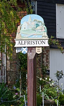 Alfriston Village Sign - May 2009