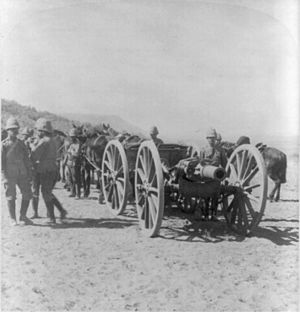 BL 5 inch Howitzer Second Boer War LOC LC-USZ62-48652