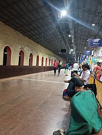 Ballari railway station platform No.1