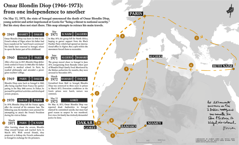 Blondin Diop Map