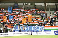 Blue Pilgrims at Mumbai 2018 to support India national football team