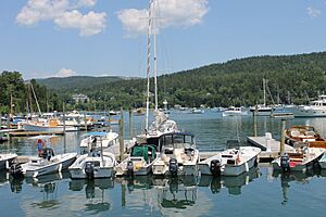 Boats docked at Northeast Harbor, ME IMG 2154