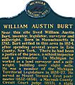 Burt historic marker 2010