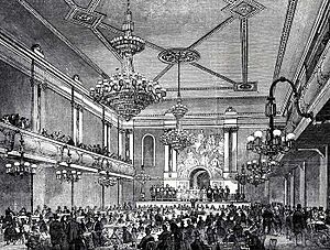 Canterbury Hall circa 1856