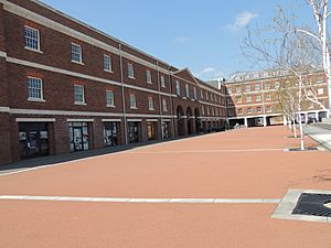 Clarence Yard (rebuilt south wing and Granary)