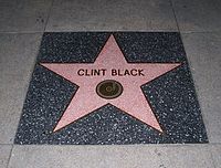 Clint Black Walk of Fame 4-20-06