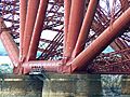 Close up on the Forth Bridge, Scotland arp