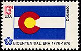 Colorado Bicentennial 13c 1976 issue