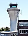 Control tower at Birmingham Airport, England 27June2019 arp