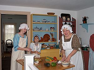Cooks in the kitchen, Buffalo Niagara Heritage Village (Amherst, New York)