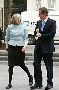 David Cameron's visit2