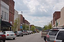 Downtown business district of Dickson
