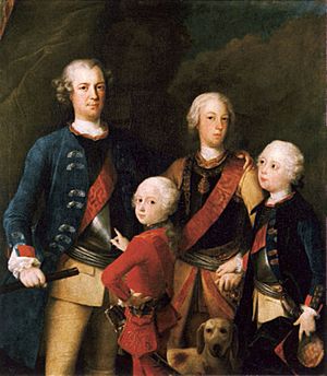 Die Söhne von Friedrich Wilhelm I
