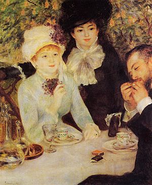 End of the Lunch Renoir 1879