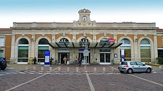 Façade de la gare de Narbonne