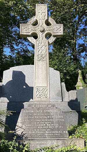 Family grave of Sir Thomas Lauder Brunton in Highgate Cemetery