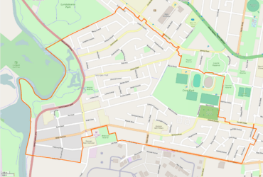 Georges Hall suburb boundary.png
