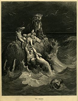 Gustave Doré - The Holy Bible - Plate I, The Deluge