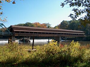 Harpersfield (Ashtabula County, Ohio) Covered Bridge 1