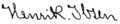 Henrik Ibsen's signature