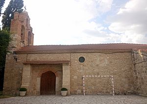 Church of St. Andrew the Apostle in Torre de Peñafiel, Valladolid, Spain.
