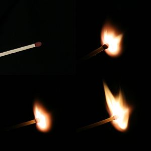 Ignition of a match