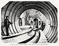 Illustrated description of the Broadway underground railway (1872) by New York Parcel Dispatch Company., digitally enhanced by rawpixel-com 6