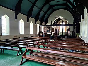 Interior of St Andrew's Church, Cawsand, Cornwall