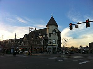 Intersection of Harvard and Beacon Streets, Coolidge Corner, Brookline, MA