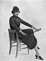 Irene Castle walking costume before 1917