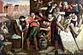 Isaac Claesz. van Swanenburg - The Removal of the Wool from the Skins and the Combing - WGA21986