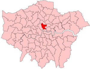 Islington South and Finsbury 2023 Constituency.svg