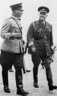 Johan Laidoner and Hugo Österman 1938 in Tallinn
