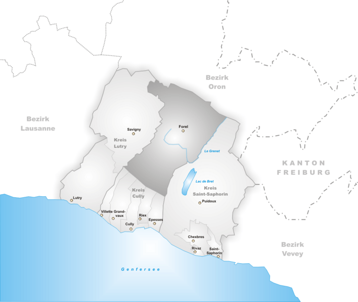 Karte Gemeinde Forel