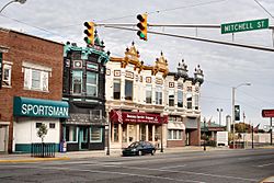 Downtown Kendallville in October 2005.