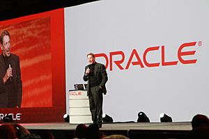 Larry Ellison in Oracle OpenWorld 2010