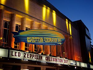 Led Zeppelin - Celebration Day premiere marquee