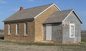 Lone Star School (Rush Co KS) from SE 2