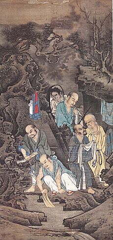 Luohan Laundering, by Lin Tinggui, 1178 AD