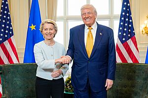 Meeting between Ursula von der Leyen, President of the EC, and Donald Trump, President of the United States - 2025 (1)