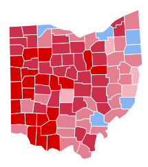 Ohio US Senate Election Results by County, 2010