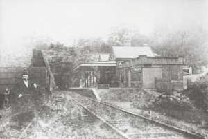 Old Helensburgh railway station, circa 1890–1905