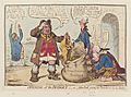 Opening of the budget; - or - John Bull giving his breeches to save his bacon by James Gillray