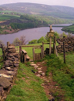Padfield - A stile with a view